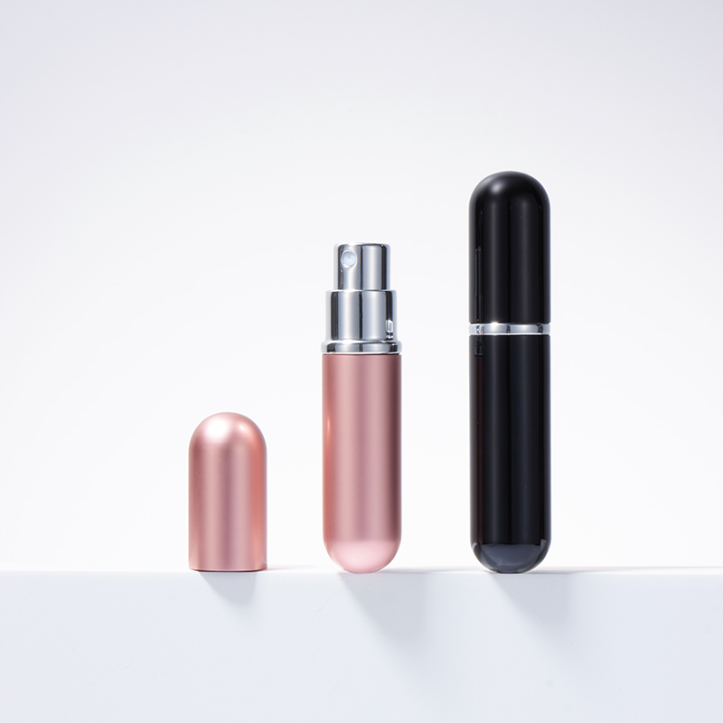 5 ml påfyllningsbar aluminiumparfymatomizer